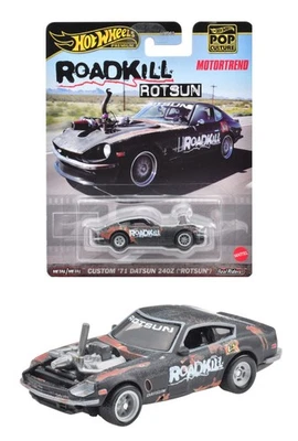 Modello Auto ROADKILL ROTSUN CUSTOM '71 DATSUN 240Z 1/64 Hot Wheels HKC37 - Immagine 1 di 4