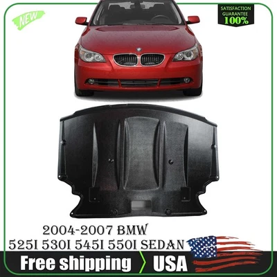 NEW Engine Splash Shield Under Cover For 2004-2007 BMW 525i 530i 545i 550i Sedan Foto 1 de 4