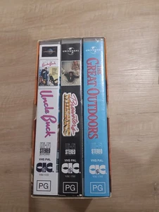 John Candy VHS Collection Great Outdoors,Uncle Buck, Brewsters Set Of 3 PAL Rare - Picture 1 of 4