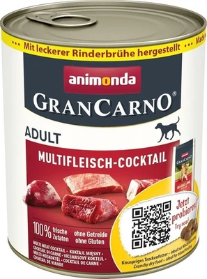animonda GranCarno Hundefutter, Nassfutter für erwachsene Hunde  6 x 800 g - Bild 1 von 4