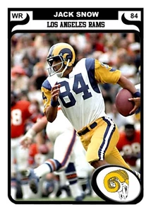 ACEO JACK SNOW LOS ANGELES RAMS MASSGESCHNEIDERTE HANDGEFERTIGTE KUNSTKARTE - Bild 1 von 2