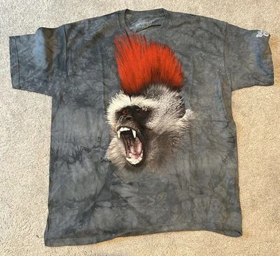 Camiseta Rainforest Café Talla XL Tye Dye The Mountain Monkey Wild Nature EE. UU. 2009 Foto 1 de 4
