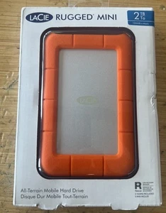 LaCie Rugged Mini disque dur externe 2 To (LAC9000298) - Disque dur mobile tout terrain - Photo 1/1