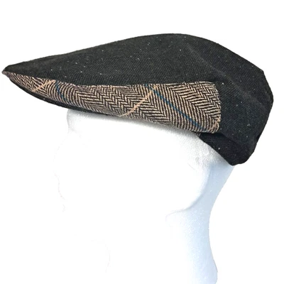 Patrick Francis Irlanda Nudo Celta Tweed Newsboy Cabbie Sombrero Grande Marrón Golf Foto 1 de 4
