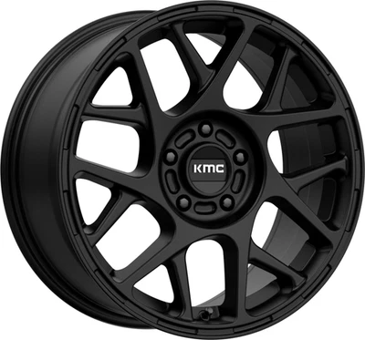 Llanta KMC KM708 Bully 17x8 5x110 negro satinado 17" 38 mm Foto 1 de 4