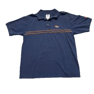 Vintage NFL Chicago Bears Herren Poloshirt Kurzarm Navy Blau XL - Bild 1 von 5