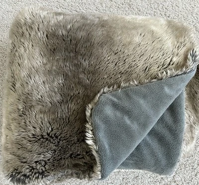 Weat Elm Faux Fur Blanket - Image 1 of 4