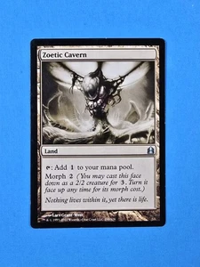 1x Zoetic Cavern Commander 2011 Mtg Magic Gathering Karte Colorless Land Mana 298 - Bild 1 von 2