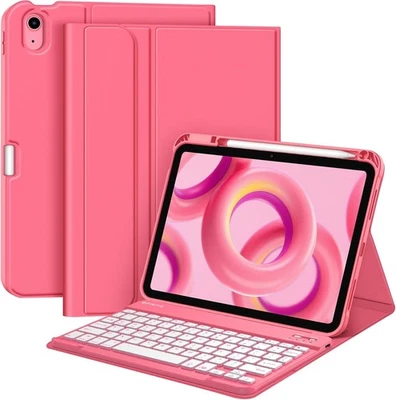 Backlit Keyboard Case for iPad (A16) 11th Gen 11 Inch (2025) Soft TPU Back Cover - Image 1 of 4