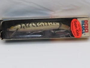 Very RARE Rebel J-312SW SALTWATER Jointed Minnow Gold 5/8 5.5” FISHING Lure - Picture 1 of 6