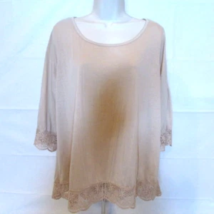 New York Laundry Tunika-Bluse Damen Medium Beige - Bild 1 von 5