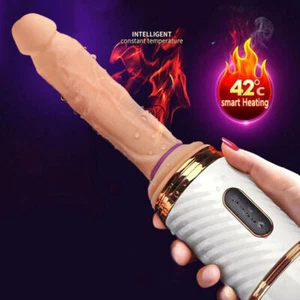 Automatic Women Masturbation Sex Machine Gun Remote Thrusting Dildo Vibrator US - Picture 1 of 12