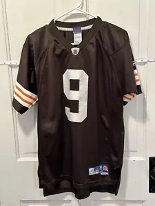CLEVELAND BROWNS NFL Reebok Frye #9 Jersey Youth Boys XL stitched - Picture 1 of 7