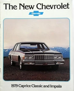 Oldtimer Werbung 1979 Chevrolet Caprice Oldtimer und Impala Verkaufsprospekt - Bild 1 von 9