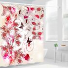 Withered Flower Waterproof Bath Polyester Shower Curtain Liner Water Resistant