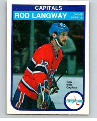 1982-83 O-Pee-Chee #368 Rod Langway  Washington Capitals V59699 - Image 1 of 2