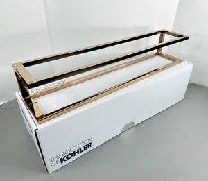 Kohler Towel Bar 24" Frame Draft 27352-RGD Polished Rose Gold Finish New - Picture 1 of 11