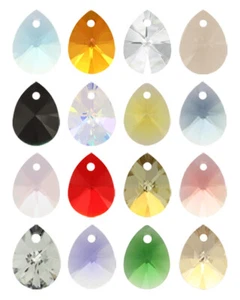 Superior PRIMERO 6128 Mini Pear Pendant 10mm * Many Colors - Picture 1 of 19