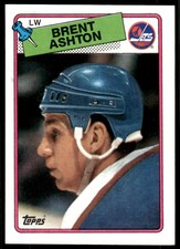 1988-89 Topps NHL Brent Ashton Winnipeg Jets #128