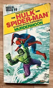 Hulk & Spider-Man MURDERMOON Paperback Novel Paul Kupperberg Marvel Series #11 - Imagen 1 de 4