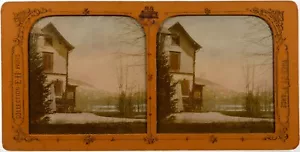 Vogesen.Gerardmer See.Stoff.Stereo-Fotoalbum E.H.Polyramisch 9x17,5cm. - Bild 1 von 4