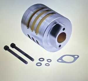 CNC Luftfilter Set / Air filter silber passend HPI u. Rovan Baja NEU!!! - Bild 1 von 1
