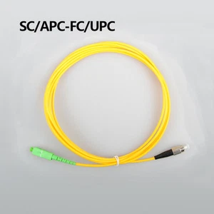 SC/APC-FC/UPC fiber patch cord jumper cable,3.0mm,SM,3/5/10/15 Meters - Picture 1 of 1