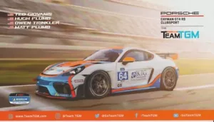 2022 Team TGM Porsche Cayman GT4 RS Clubsport GS IMSA MPC Hero Card - Picture 1 of 2