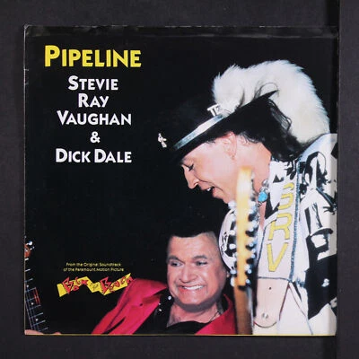 STEVIE RAY VAUGHAN & DICK DALE: pipeline / love struck baby COLUMBIA 7" Single - Image 1 of 4