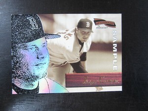 1996 Pinnacle Aficionado Sample Promo # 9 Roger Clemens Card B17) Boston Red Sox