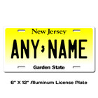Personalized New Jersey License Plate for Bicycles, Kid