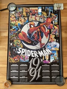 Spiderman  Poster Calendar 1991  Mcfarlane - Picture 1 of 10
