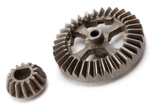 Traxxas LaTrax Parte #7683: Juego de engranajes de piñón y anillo diferencial de metal LaTrax - Imagen 1 de 2
