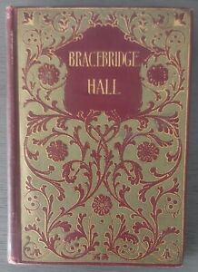 Antique 1898 "Bracebridge Hall" Washington Irving "Florentine Series" Caldwell