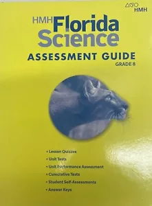 8th Grade 8 HMH Florida Science Assessment Guide w/ Answers Teacher Tests Quiz - Foto 1 di 1