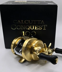 Shimano 14 Calcutta Conquest 100 Baitcast Reel Right Hand from Japan - Picture 1 of 14