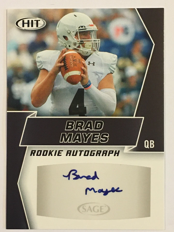2019 Sage Hit Rookie Autograph - Brad Mayes #A8 - Image 1 of 2