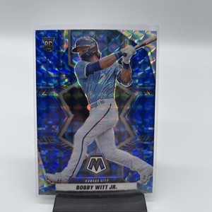 Bobby Witt Jr. RC - 2022 Panini Mosaic Blue Camo Prizm #265 - Kansas City Royals