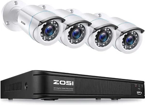 ZOSI 8CH 2MP DVR Outdoor Home CCTV 1080p HD Security Camera System Night Vision - Picture 1 of 10