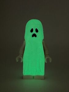 Lego Monster Fighters Ghost with Pointed Top Shroud Glow in dark gen043 9467