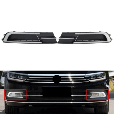 Paar LED Tagfahrlicht Nebelscheinwerfer Blinker Für VW Passat B8 2017-2018 - Bild 1 von 4