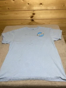 Blue Moon Mens Size L Graphic Logo Crew Neck T-shirt Short Sleeve - Picture 1 of 4