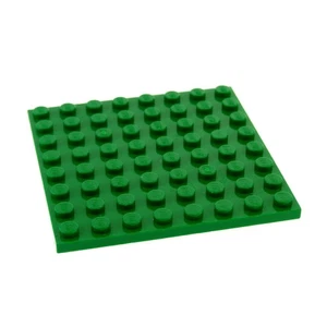 1x Lego Bau Platte 8x8 grün Basic Grundplatte Burg Hobbit 4161677 42534 41539 - Bild 1 von 1