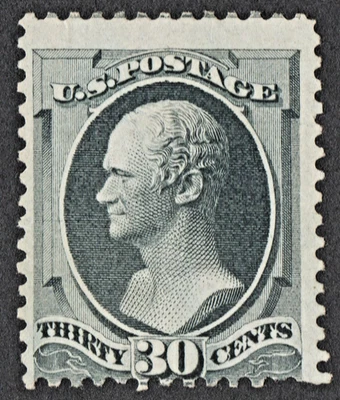 US Sc# 165 *MINT NO GUM H { 30c GRAY BLACK HAMILTON } SCARCE OF 1874 CV$ 1200.00 - Image 1 of 3
