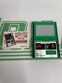 Nintendo Game & Watch Popeye Panorama Screen W/Manual