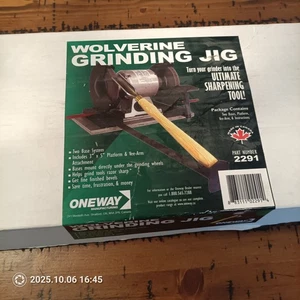 Plantilla de molienda Wolverine 2291 - Se conecta a la mesa de amoladora de banco usada en excelente estado con caja - Imagen 1 de 6