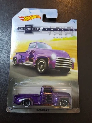 2018 Hot Wheels 100 Years Chevrolet Trucks #1/8, '52 Chevy, Walmart Exclusive  - Image 1 of 2
