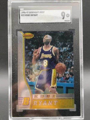 Bowman's Best Rookies Kobe Bryant #R23 (RC) SGC 9 1996-97 Foto 1 de 2