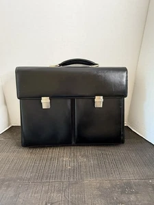 Borsa da lavoro Montblanc Meisterstuck doppio gassetto in pelle senza tracolla - Foto 1 di 23