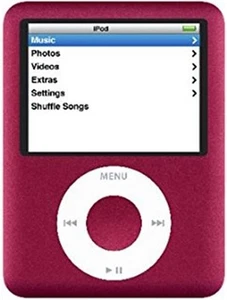 Apple iPod Nano Video 3rd Generation Gen 8GB Red - MP3 MP4 Music Player Bundle - Picture 1 of 1